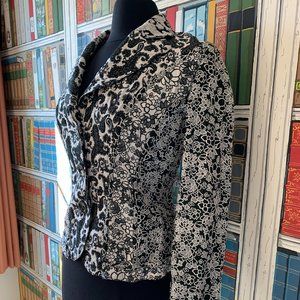 Alberto Makali blazer & suit jacket black white Small